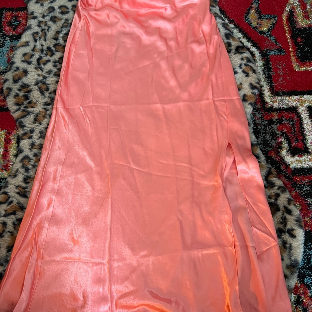 Rails Coral Satin Dress